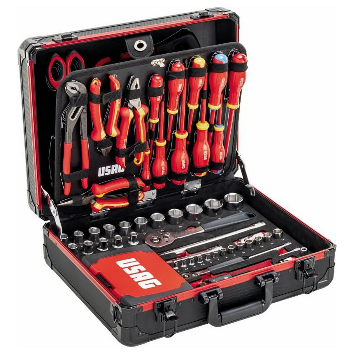 U00020017 - Estuche surtido de ingeniería eléctrica USAG 002 ME 181 Piezas