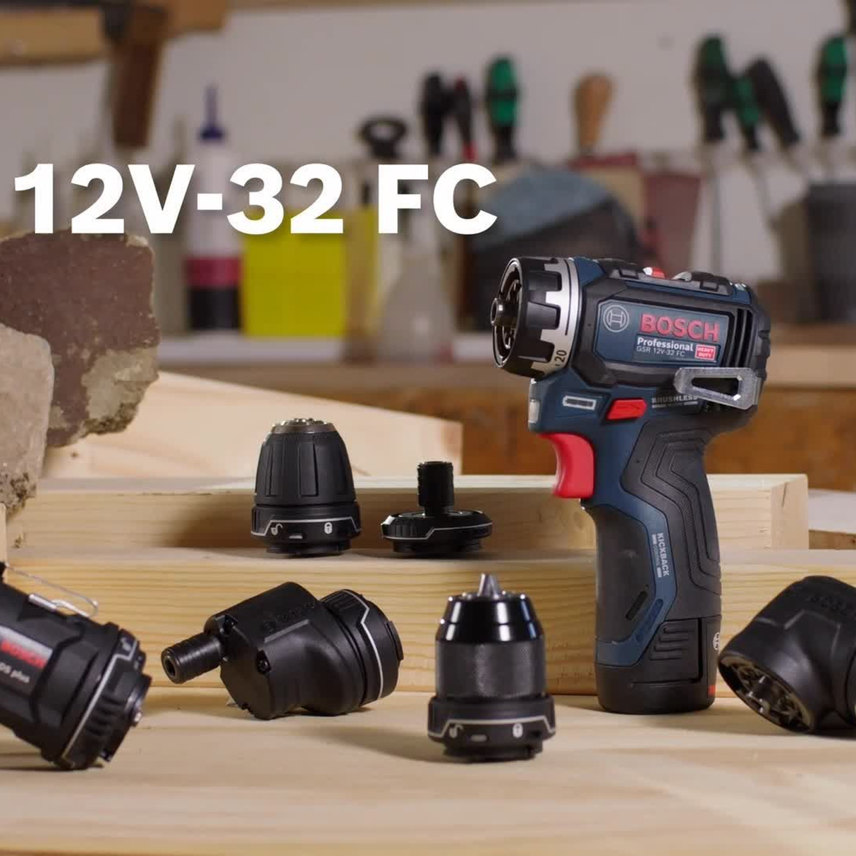 06019N7100 - Taladro atornillador Bosch GSR 12V-32 FC PRO 12V - Imagen 11