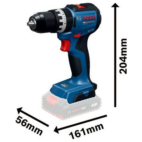 06019S0121 - Taladro atornillador Bosch GSB18V-52 18V - Imagen 17