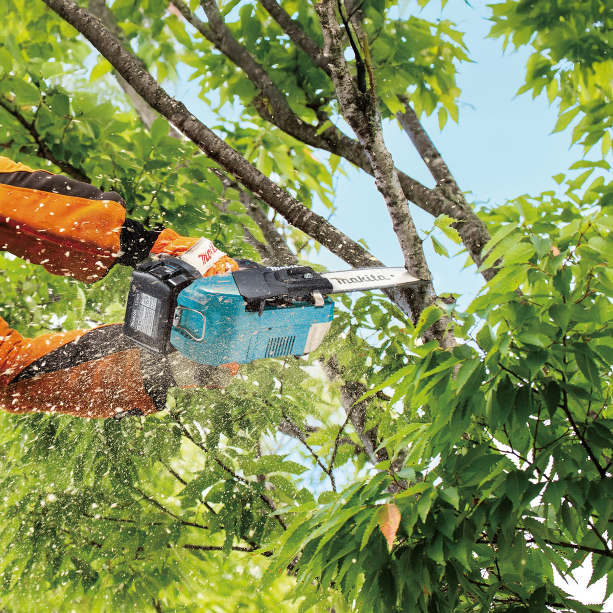 DUC258Z - Motosierra eléctrica con empuñadura superior Makita DUC258Z 18V - Imagen 24