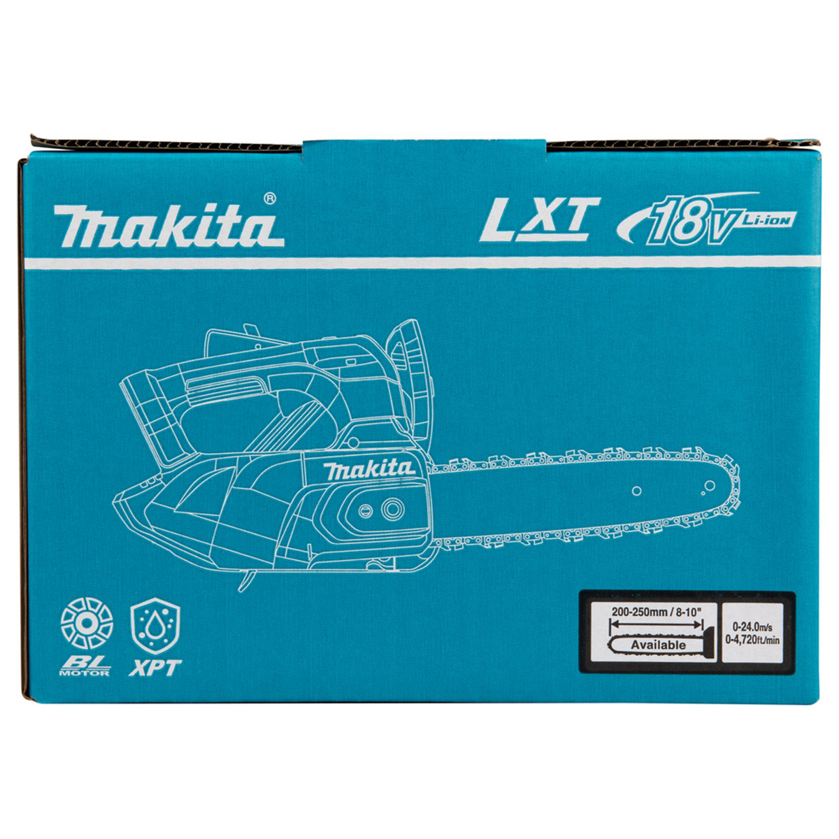 DUC258Z - Motosierra eléctrica con empuñadura superior Makita DUC258Z 18V - Imagen 25
