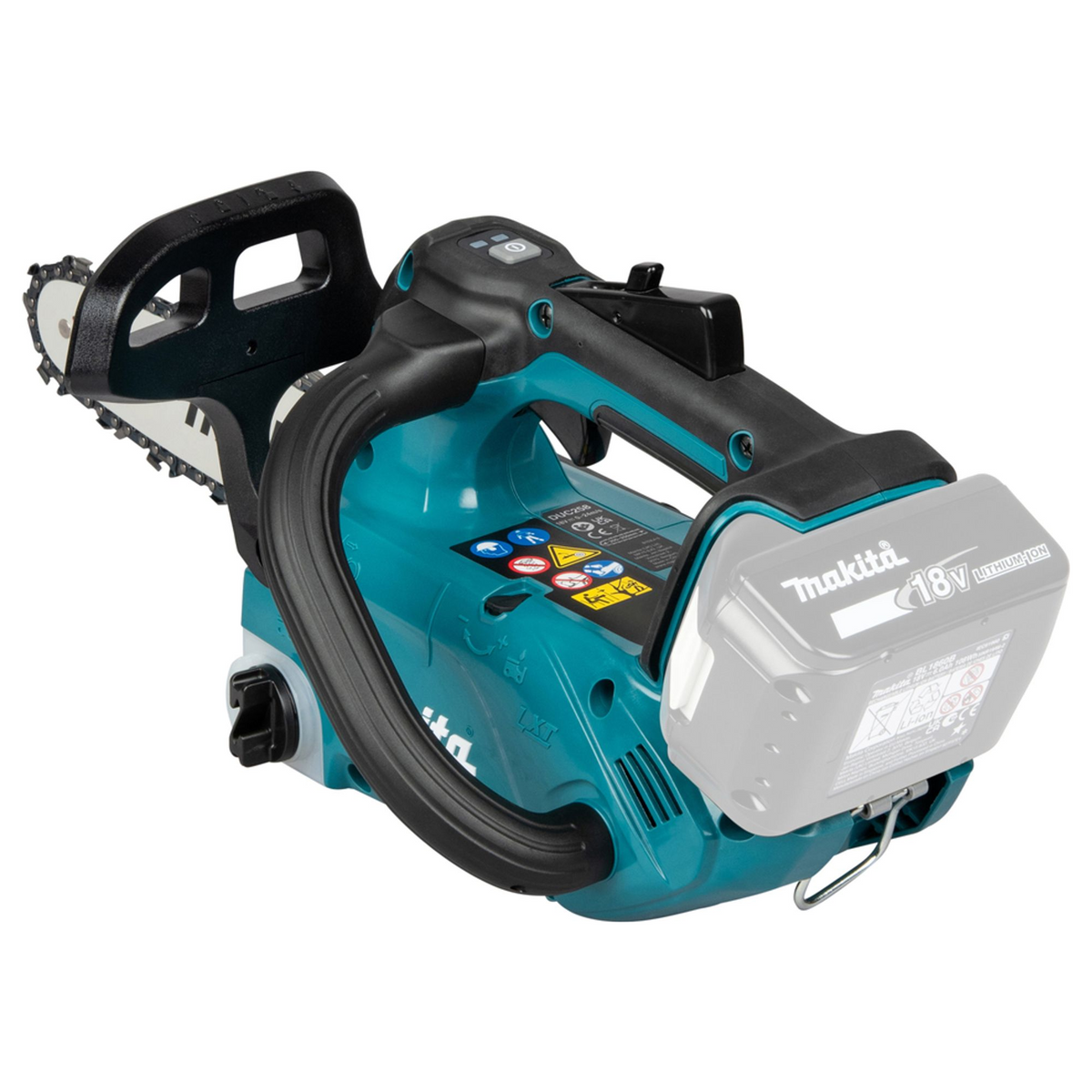 DUC258Z - Motosierra eléctrica con empuñadura superior Makita DUC258Z 18V - Imagen 7
