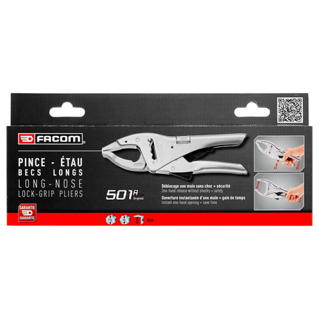 501APB - Pinze Autobloccanti Becco Lungo Facom 501APB 250mm