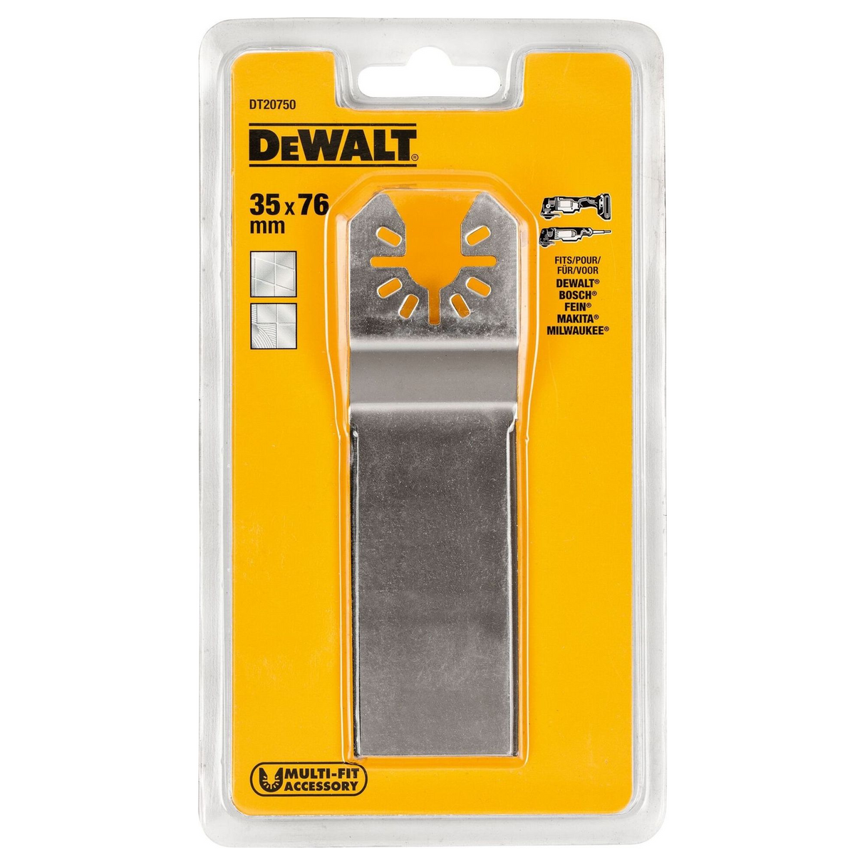 DT20750-QZ - Cuchilla rascadora rectangular Dewalt DT20750-QZ - Imagen 2