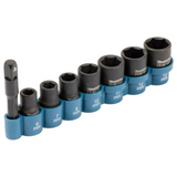 E-12289 - Juego de llaves de impacto Makita E-12289 1/4" 8 piezas - Imagen 2