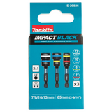 E-29826 - Juego de llaves de vaso Impact 2 en 1 negras Makita E-29826 3 piezas Vástago hexagonal de 1/4" - Imagen 3