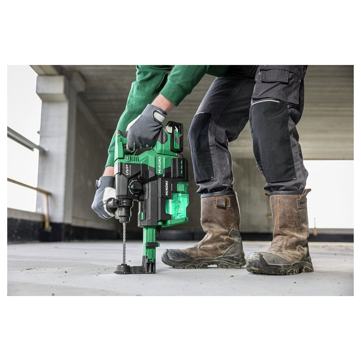 DH3628DCWRZ - Taladro percutor HiKOKI DH3628DCWRZ SDS-Plus de 36 V y 3,2 J - Imagen 3