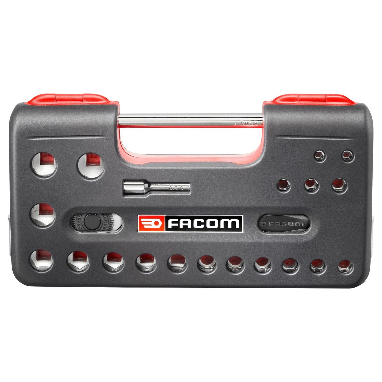 S.360DBOX4PB - Set Bussole Facom S.360DBOX4PB 1/2" con Cricchetto (22 pz) - Immagine 4