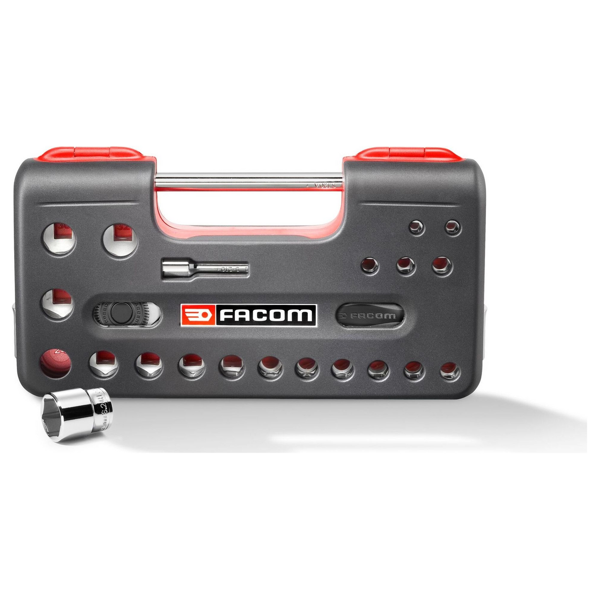 S.360DBOX4PB - Set Bussole Facom S.360DBOX4PB 1/2" con Cricchetto (22 pz) - Immagine 5