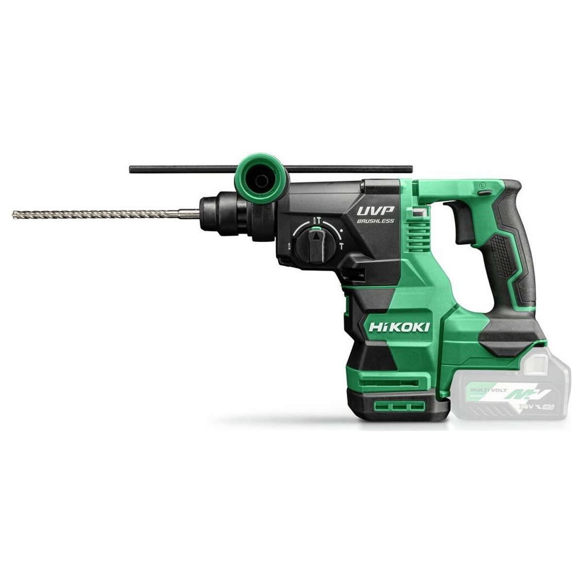DH3628DAW2Z - Taladro percutor HiKOKI DH3628DAW2Z SDS-Plus de 36 V a batería