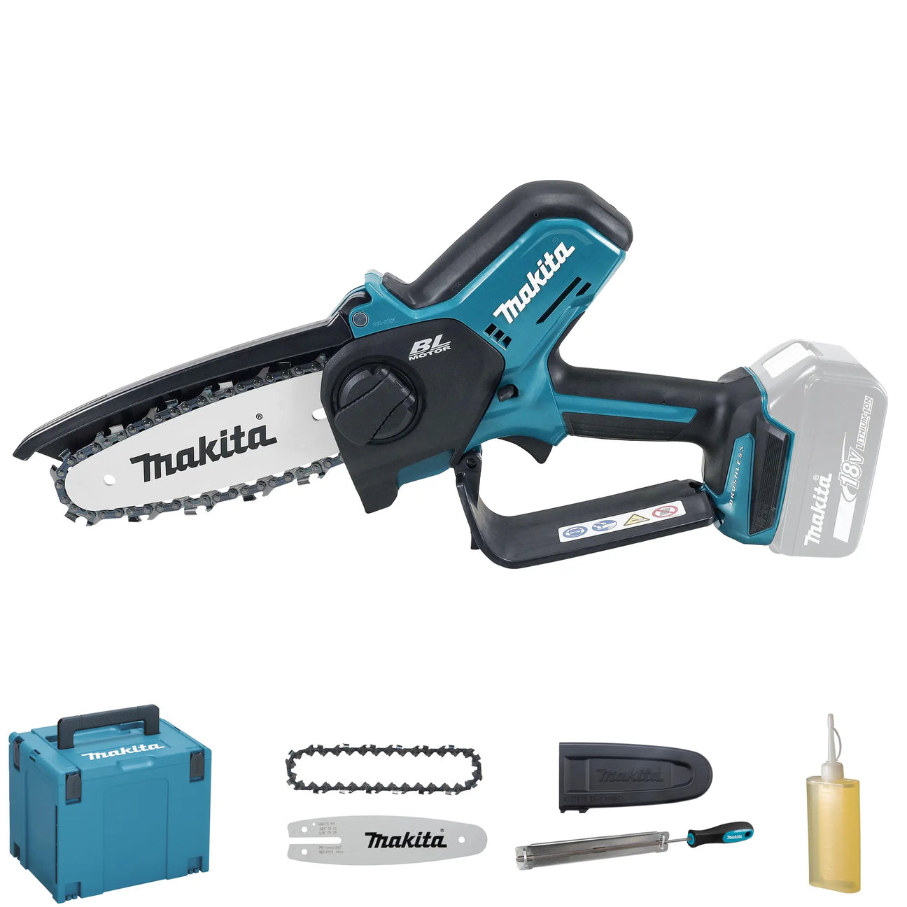 Potatore a catena Makita DUC150ZJ 18V