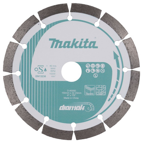 D-80092 - Disco Diamantato Segmentato Makita D-80092 150mm - Immagine 2