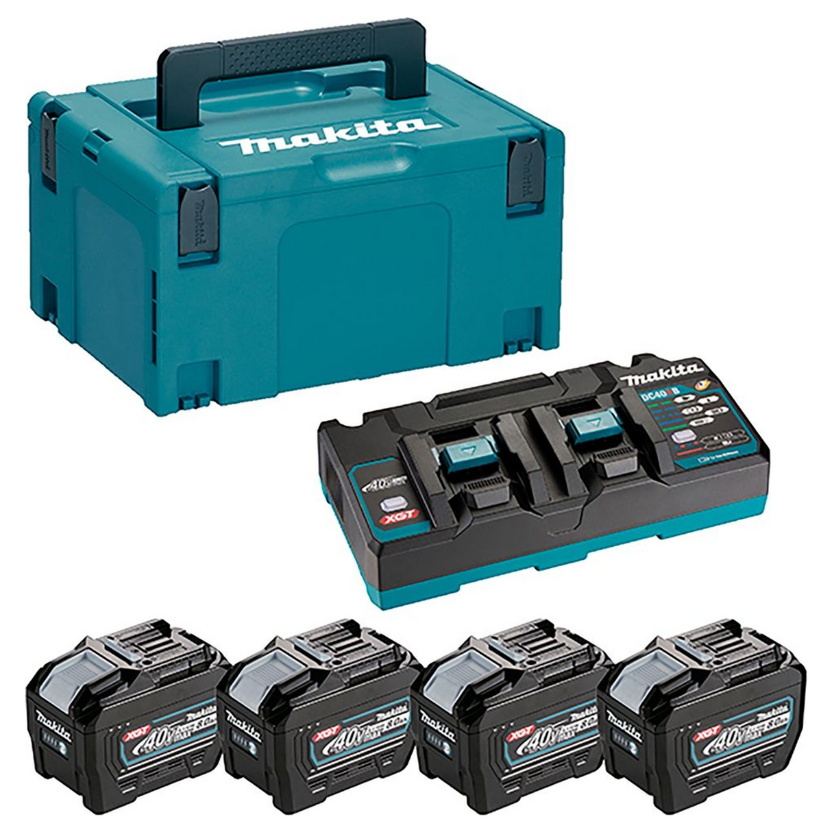 1910A8-3 - Kit de energía Makita 1910A8-3 XGT 40V 4x8Ah
