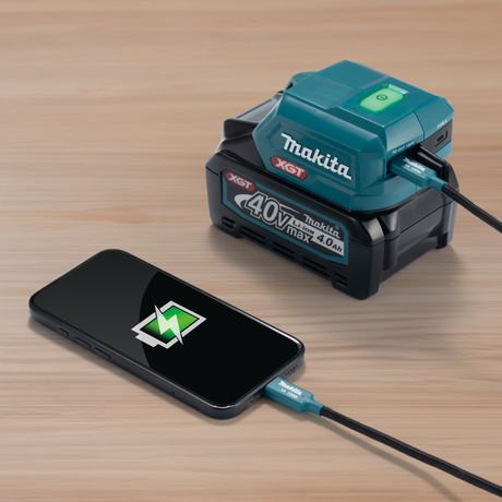ADP002G - Adaptador USB Makita ADP002G XGT 40V USB-C 105W + USB-A - Imagen 2