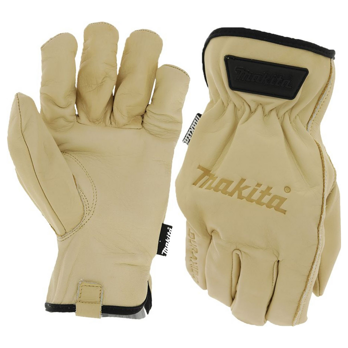 P-84632 - Guantes de trabajo Makita P-84632 Cow Driver de cuero talla L - Imagen 2