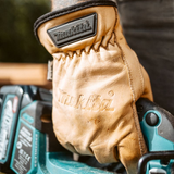 P-84632 - Guantes de trabajo Makita P-84632 Cow Driver de cuero talla L - Imagen 7