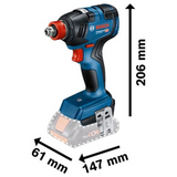 06019J2206 - Llave de impacto Bosch GDX 18V-200 PRO 18V 4Ah - Imagen 22