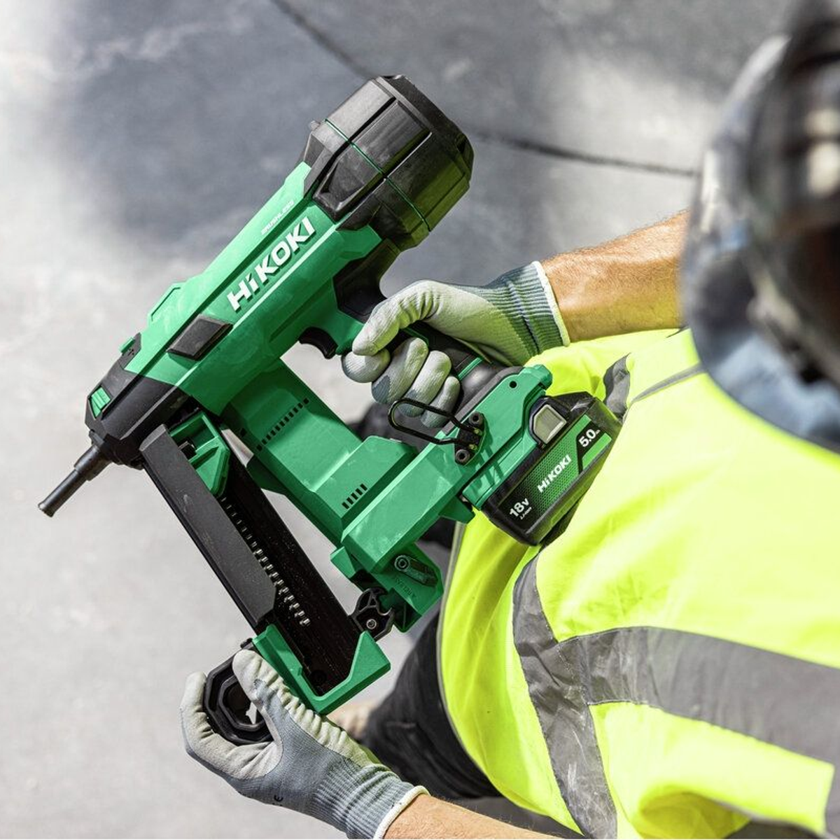 NC1840DAW3Z - Clavadora de hormigón HiKOKI NC1840DAW3Z de 18 V - Imagen 7