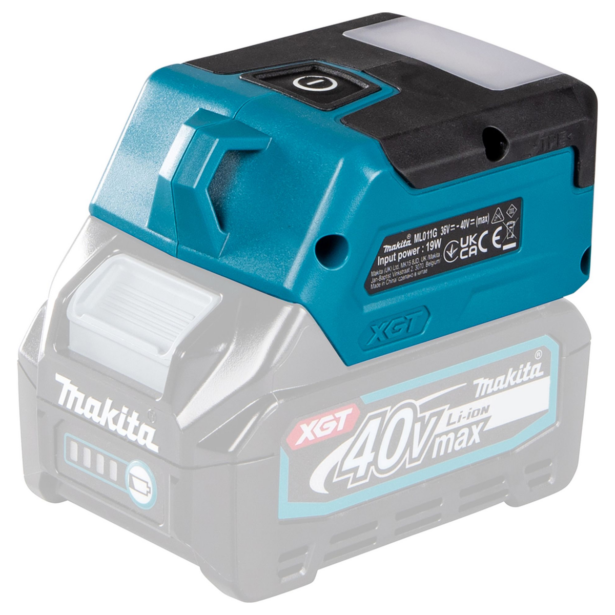 Linterna LED ML011G01 Makita ML011G01 con salida USB XGT de 40 V - Imagen 5