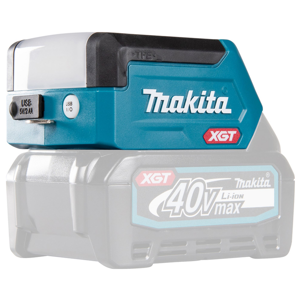 Linterna LED ML011G01 Makita ML011G01 con salida USB XGT de 40 V - Imagen 10
