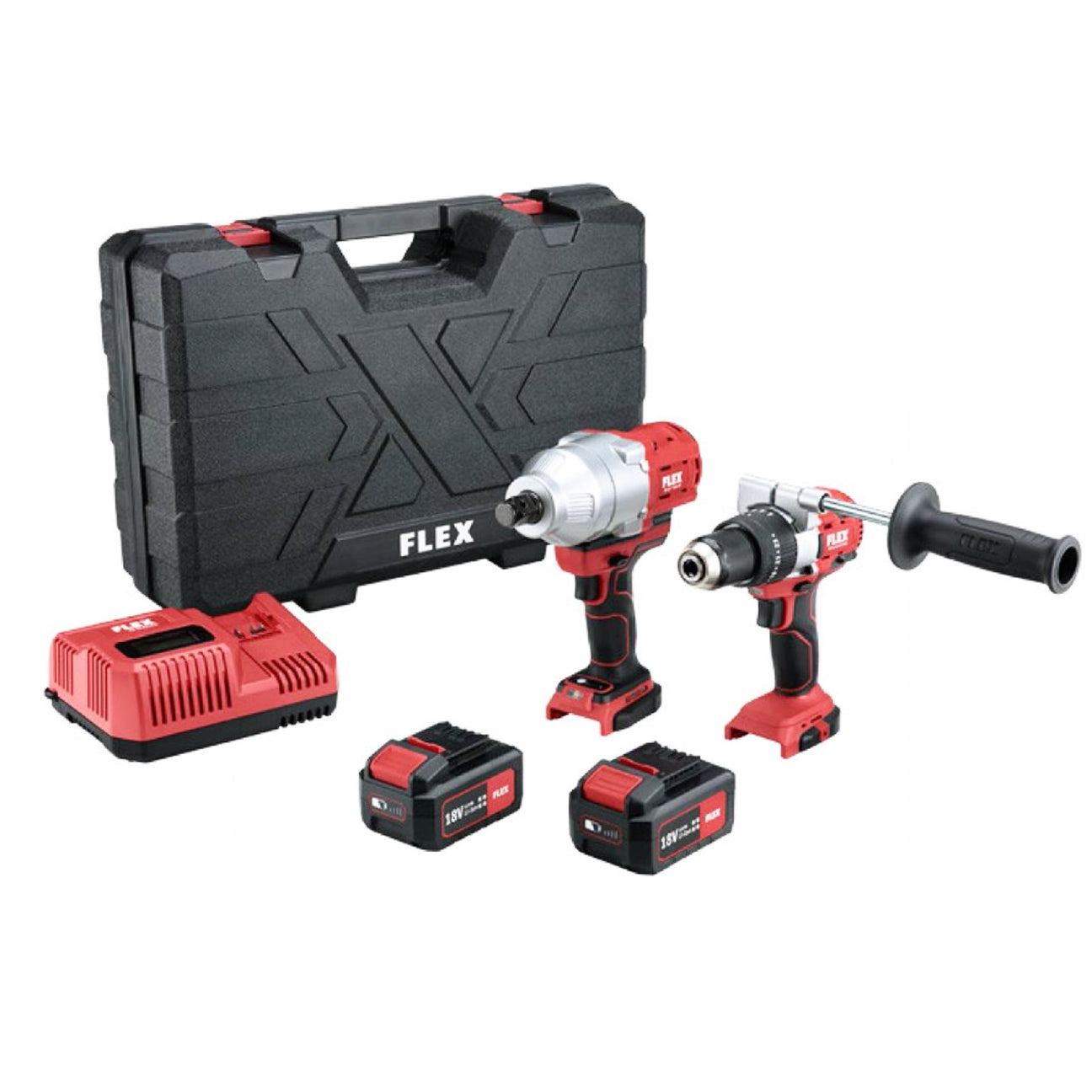 Combo Kit Flex PD 2G FS55 + IW 3/4' 18V 5Ah