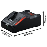 1600A03D3A - Cargador de baterías Bosch Profesional EXAL18V-160 - Imagen 25