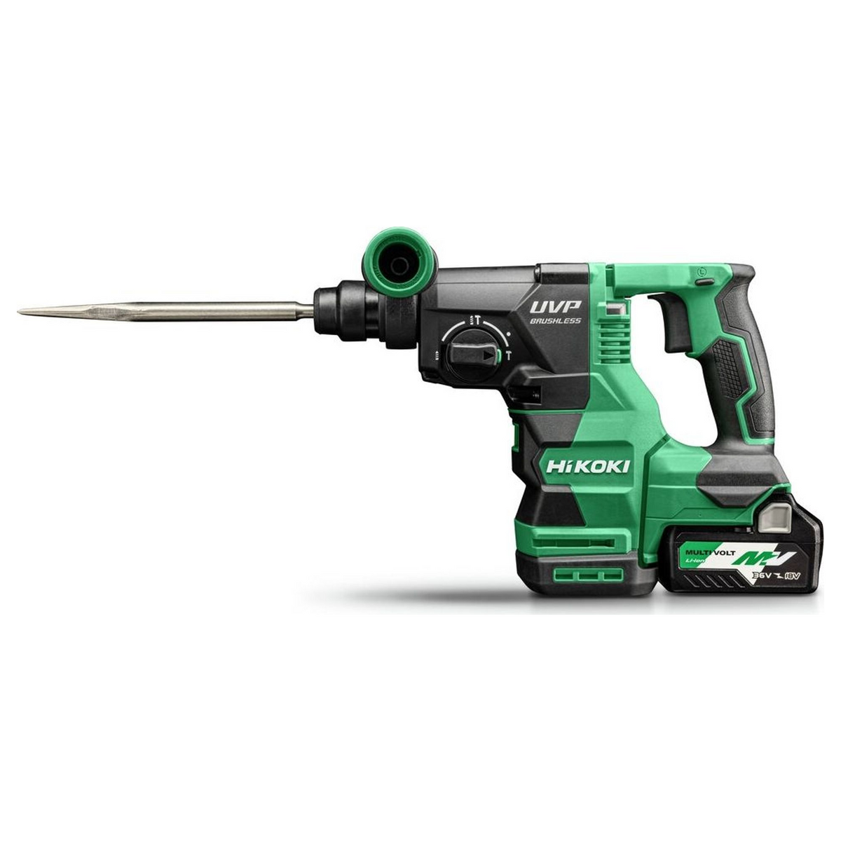 DH3628DAWRZ - Martillo perforador rotativo HiKOKI DH3628DAWRZ de 36 V con alimentación por batería SDS-Plus de 36 V