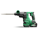 DH3628DAWRZ - Martillo perforador rotativo HiKOKI DH3628DAWRZ de 36 V con alimentación por batería SDS-Plus de 36 V
