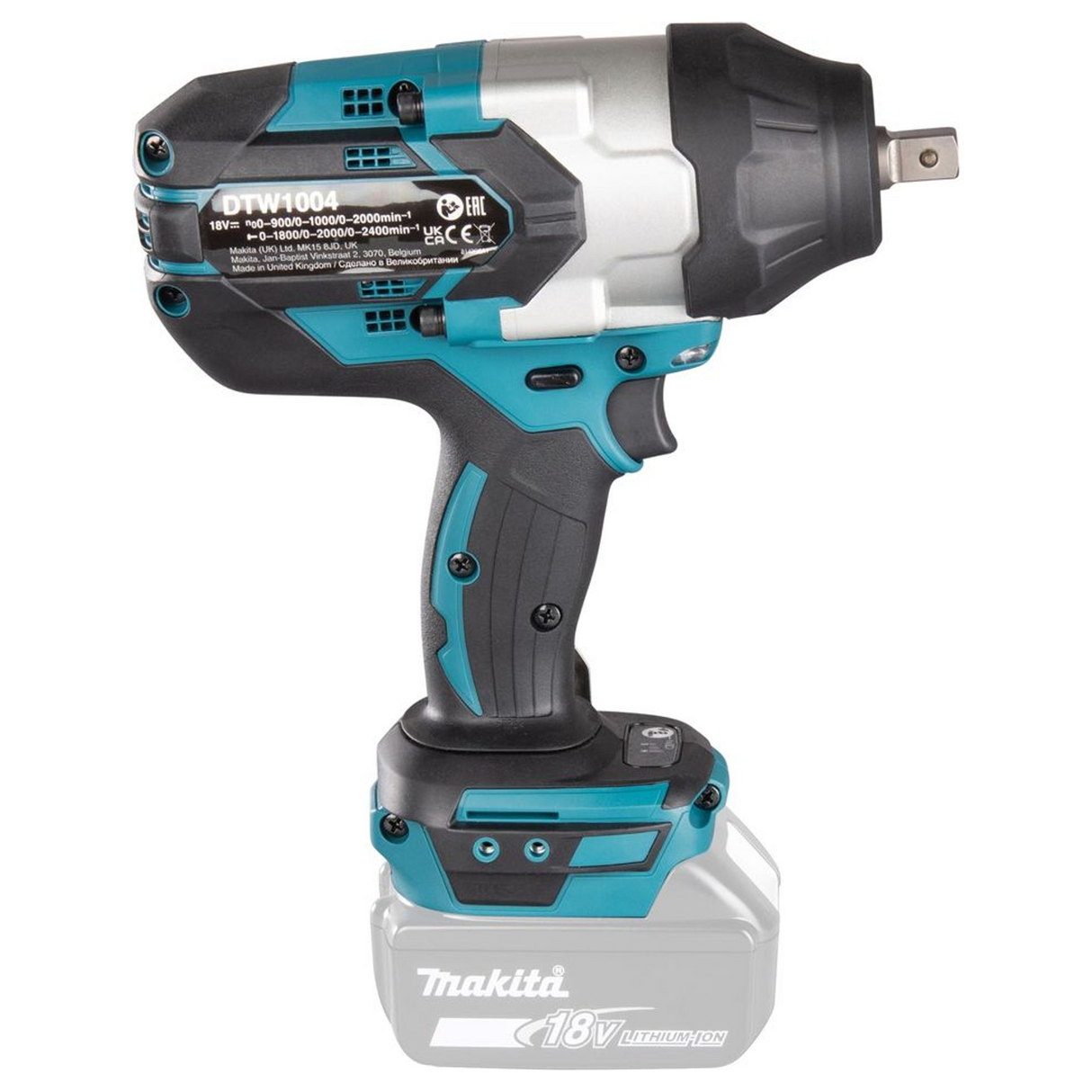 DTW1004Z - Llave de impacto Makita DTW1004Z 18V - Imagen 6