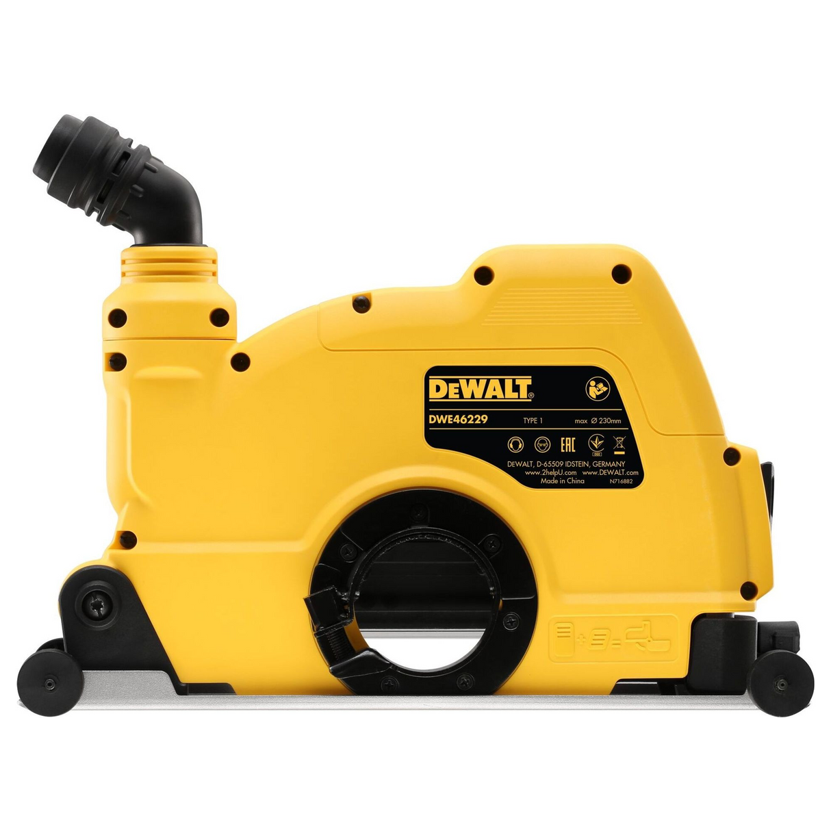 DWE46229-XJ - Protezione Taglio Calcestruzzo Dewalt DWE46229-XJ 230mm - Immagine 9