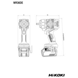 WR36DEWRZ - Llave de impacto HiKOKI WR36DEWRZ 36V - Imagen 11
