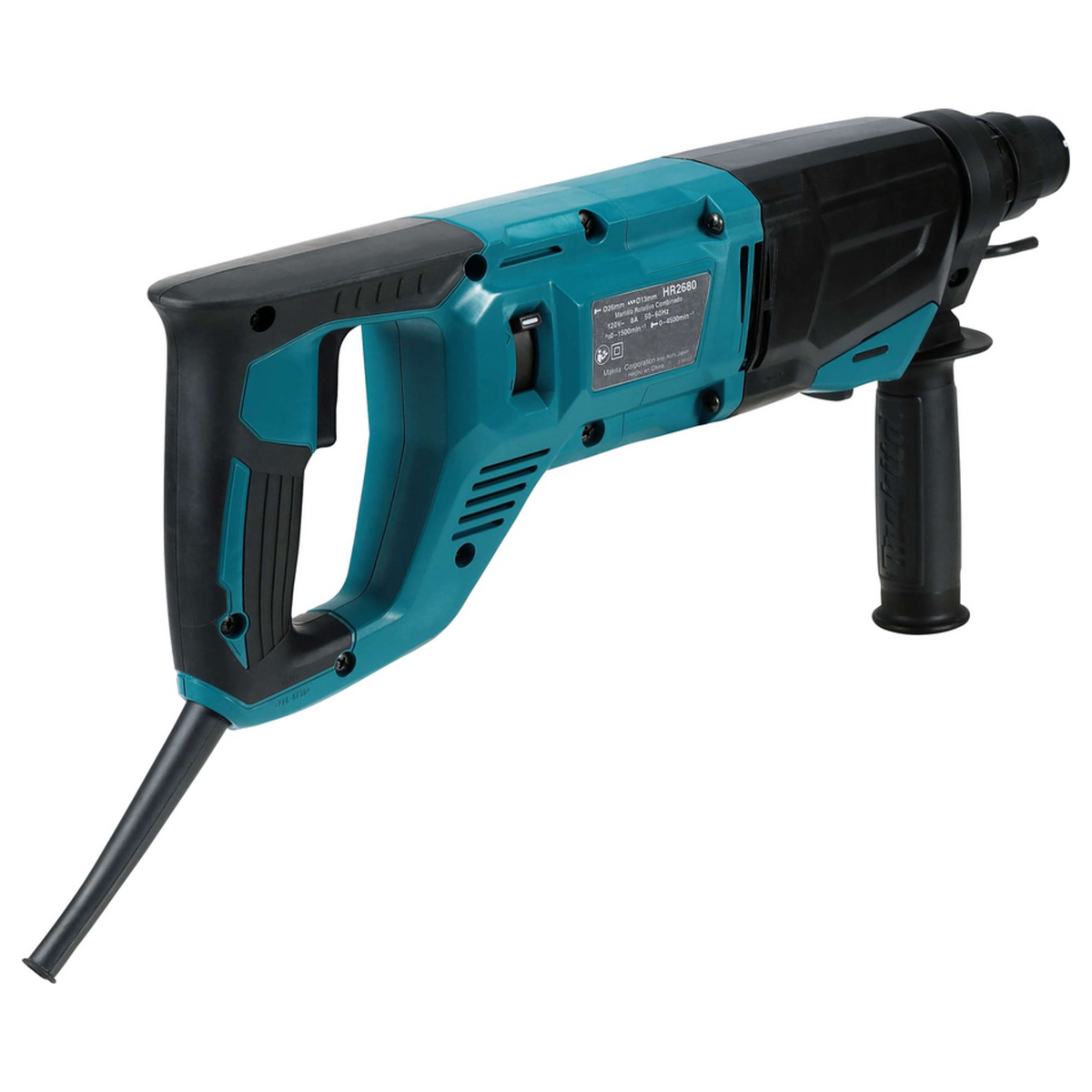 HR2680 - Taladro percutor Makita HR2680 800W SDS-Plus 26mm 3.0J - Imagen 5