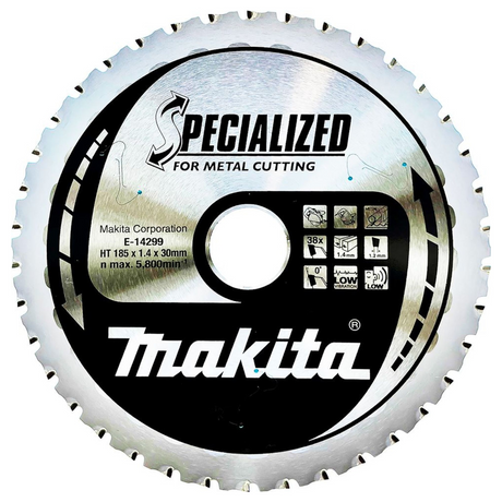 E-14299 - Hoja circular Makita E-14299 185x30mm 38T - Imagen 2