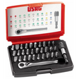 U06920042 - Juego de insertos para destornillador USAG 692 J32 32 piezas de fijación de 1/4"