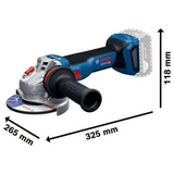 06019N4103 - Amoladora Bosch GWS 18V-11 PRO 18V - Imagen 21
