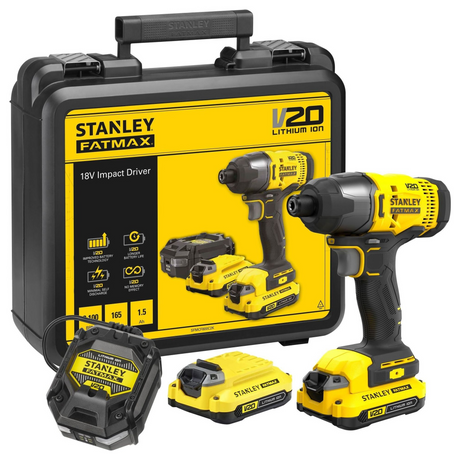 Llave de impacto SFMCF800C2K-QW Stanley FatMax SFMCF800C2K-QW 18V 1.5Ah