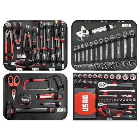 U00020031 - Valigia Assortimento Manutenzione USAG 002 MA 181 Pezzi - Immagine 2