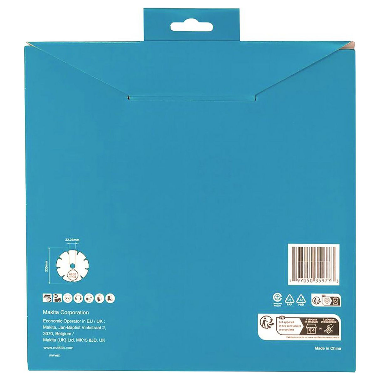 Disco Diamantato Segmentato Makita D-80117 230mm Multi-materiale