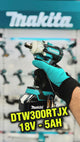 Avvitatore Impulsi Makita DTW300RTJX 18V 5Ah