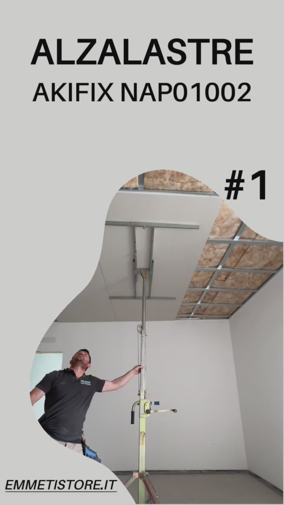 Telescopic plate lift Akifix NAP01002