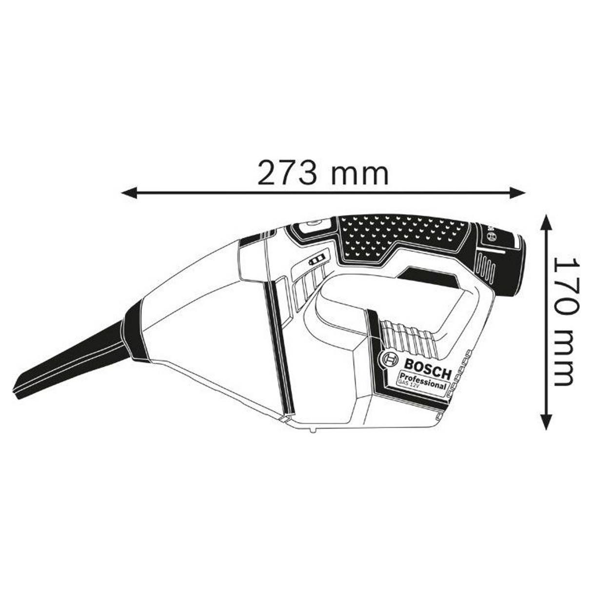 06019E3000 - Aspiradora Bosch GAS 12V PRO 12V - Imagen 20