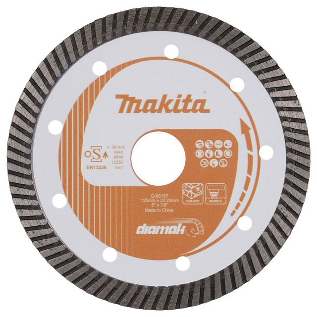 Disco Diamantato Makita D-80167 125mm Marmo Granito