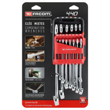 440.JP14PB - Set Chiavi Combinate Facom 440 Performance 14 Pezzi - Immagine 4