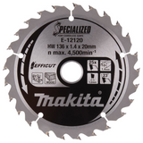 E-12120 - Cuchilla circular Makita Efficut E-12120 136 mm 25T - Imagen 2
