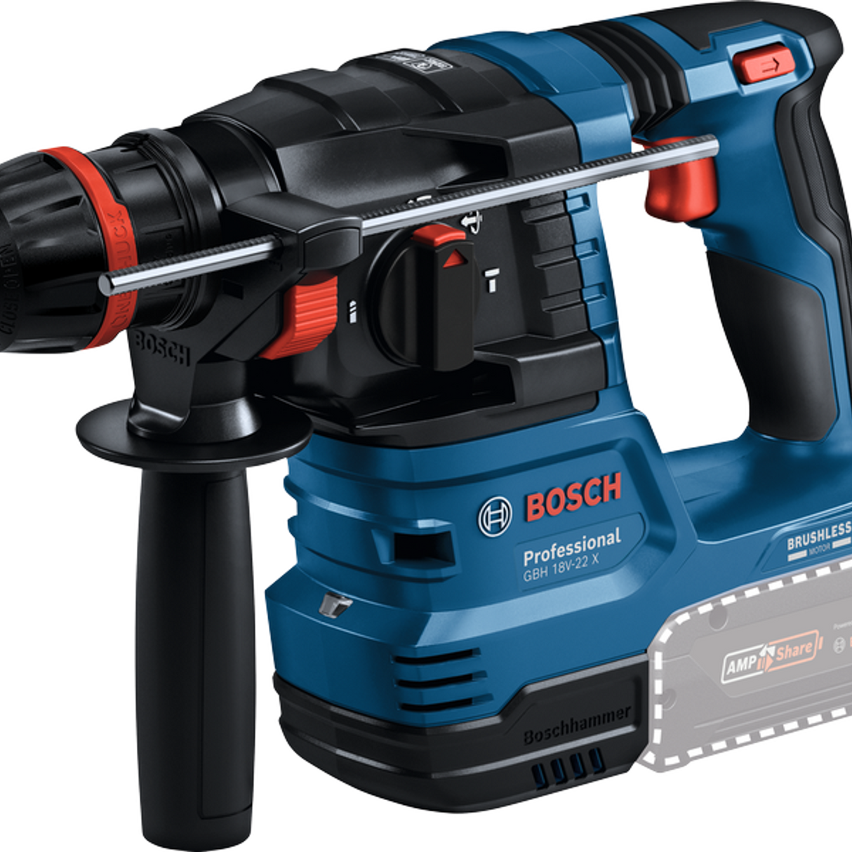 0611924101 - Taladro percutor Bosch GBH 18V-22 X PRO 18V - Imagen 23