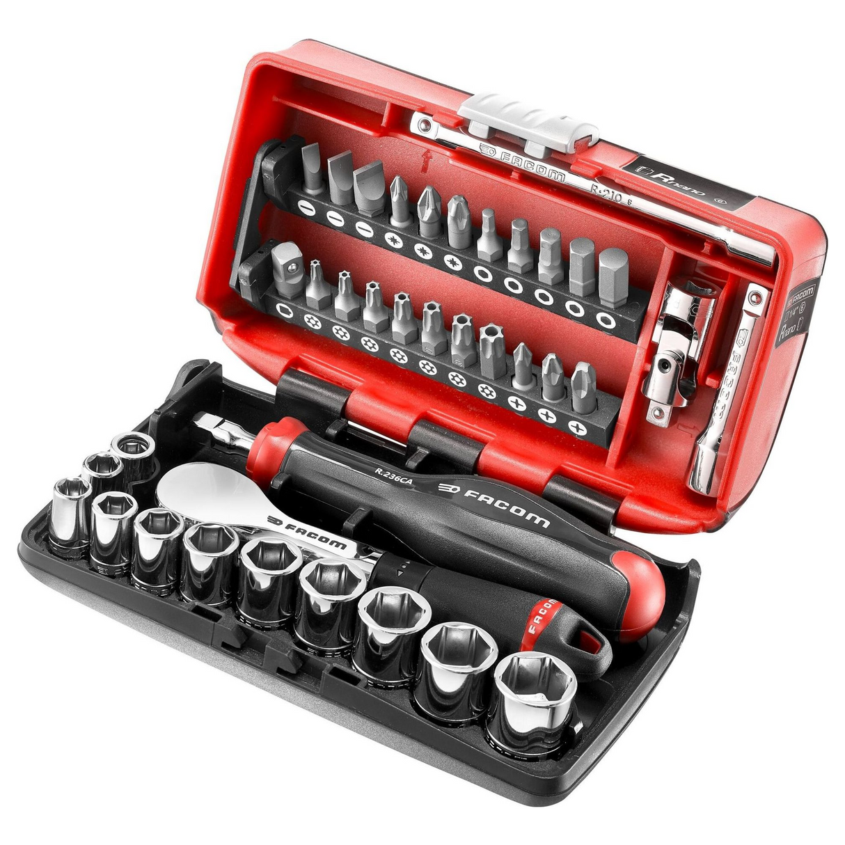 Set Chiavi a Bussola NANO Facom R.181NANO 1/4" 38 pz