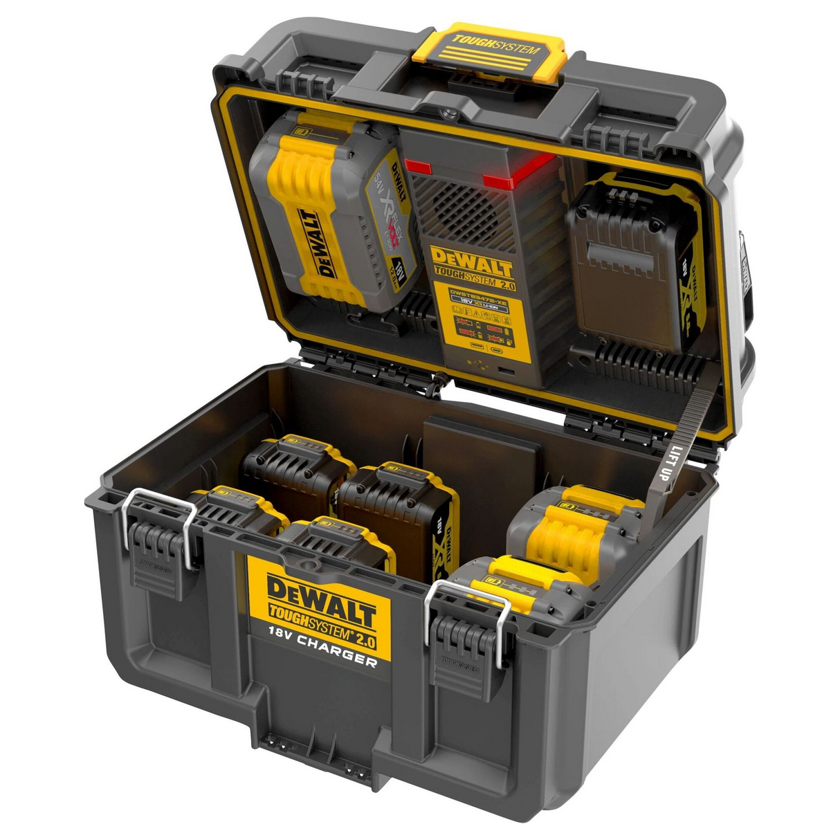 DWST83471-QW - Cargador de batería doble Dewalt DWST83471-QW ToughSystem 2.0