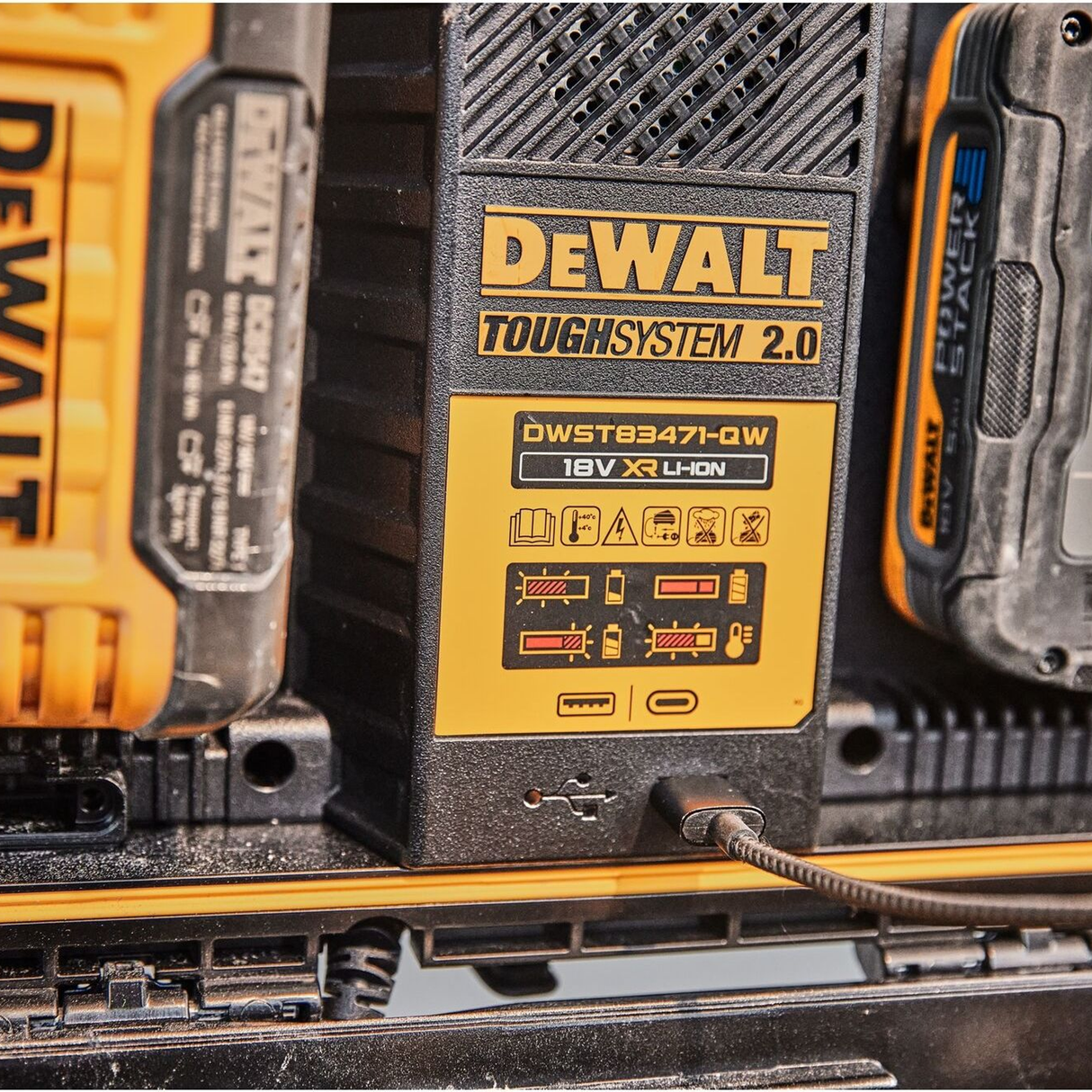 DWST83471-QW - Cargador de batería doble Dewalt DWST83471-QW ToughSystem 2.0 - Imagen 23