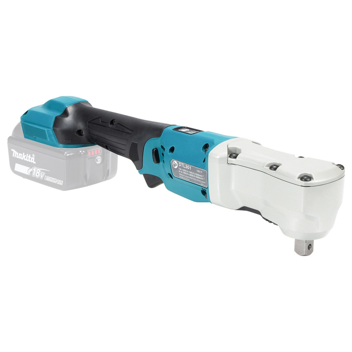DTL301Z - Llave angular de impacto Makita DTL301Z 18V 1/2" 340Nm - Imagen 7