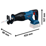 06016D1001 - Sierra universal Bosch GSA18V-280 PRO profesional 18V - Imagen 20